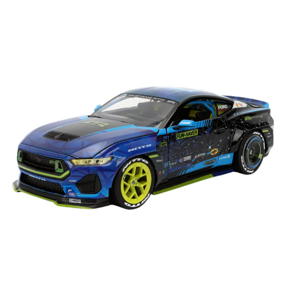 Jada 1:24 Big Time Muscle Vaughn Gittin Jr 2024 Ford Mustang Rtr Racing Model 1