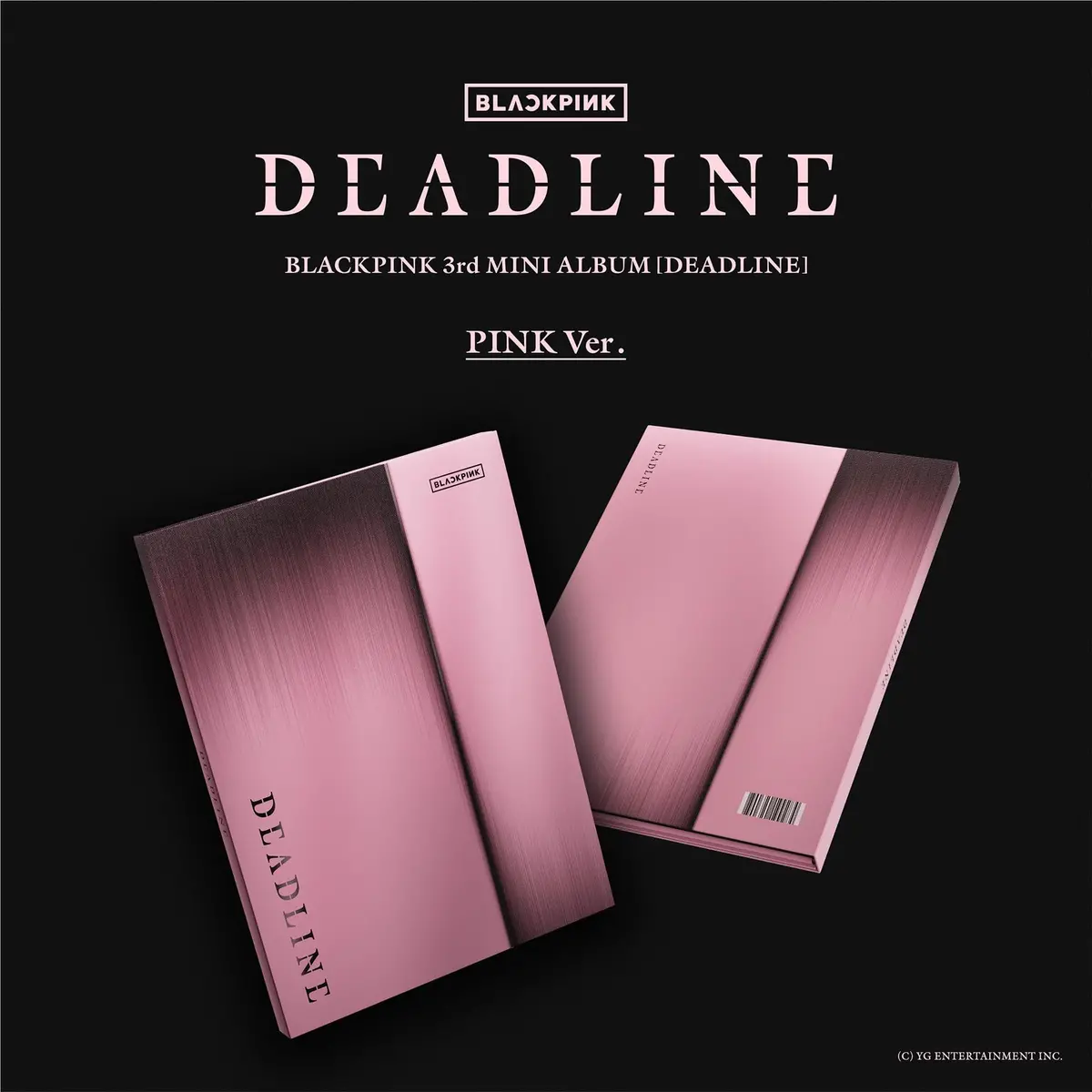 Blackpink 3Rd Mini Album [Deadline] Pink Ver. 1