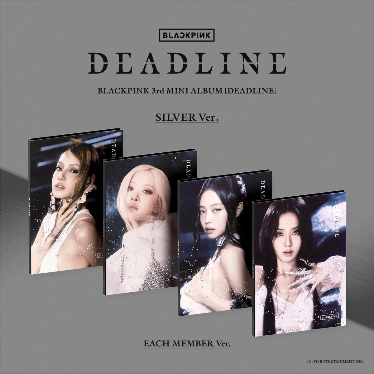 Blackpink 3Rd Mini Album [Deadline] Silver Ver._Jennie 1