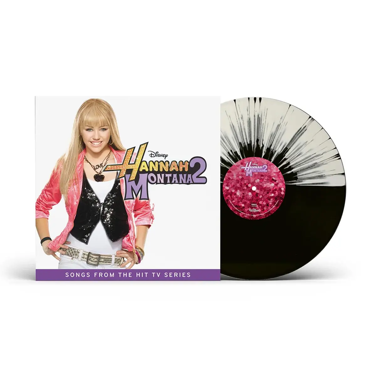 Hannah Montana Ii (Songs From The Hit Tv Series)(Black / White Splatter Vinyl)(Import) 1