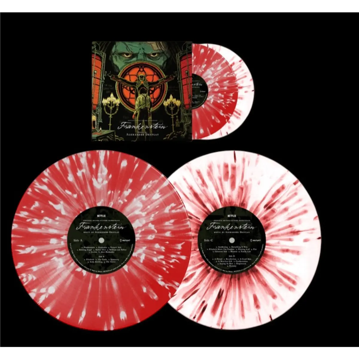 Frankenstein (2025) (Soundtrack Score) (Red / White Splatter Vinyl) 1