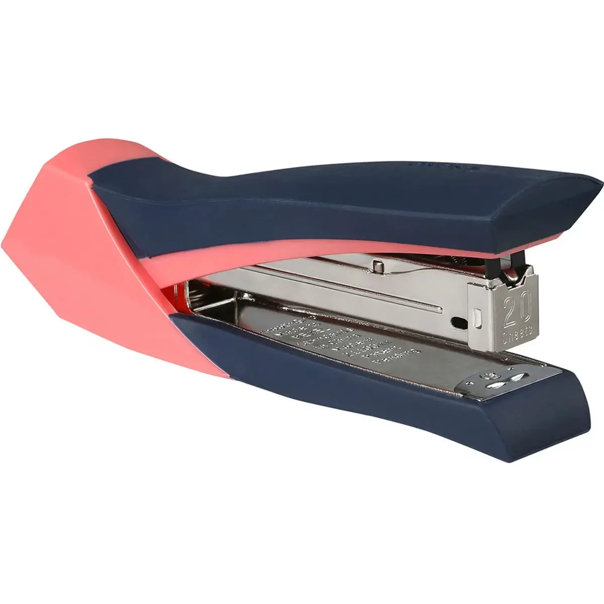 Rexel Smoothgrip Stapler Full Strip Black 20 Sheet Capacity 26/6 Grey Peach 1
