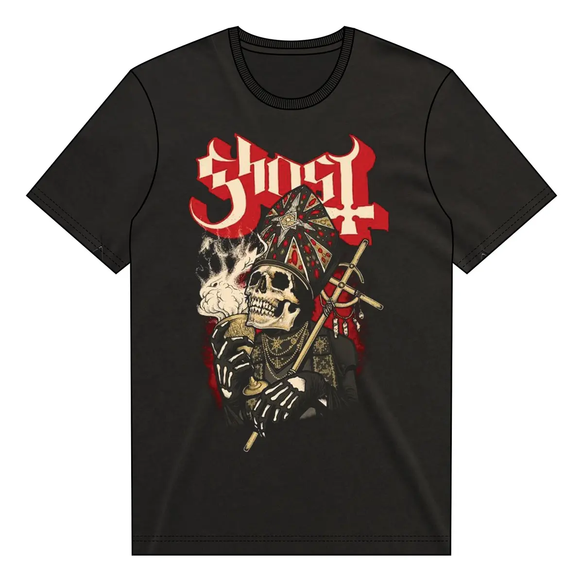 Ghost - Black T-Shirt (Large) 1