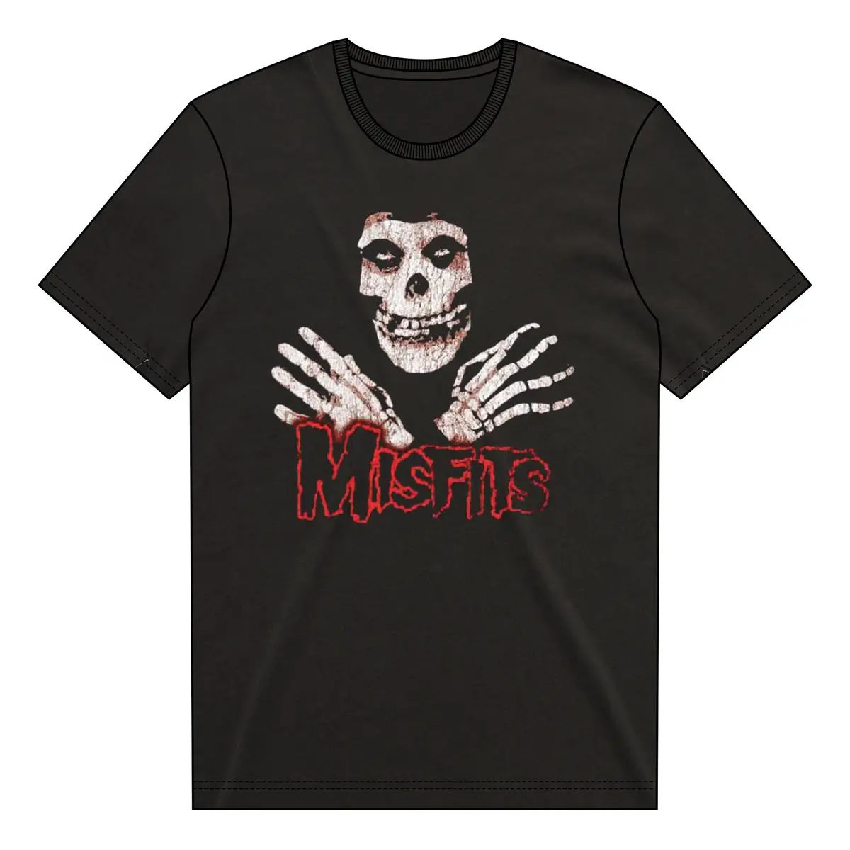 Misfits - Skull T-Shirt (Large) 1