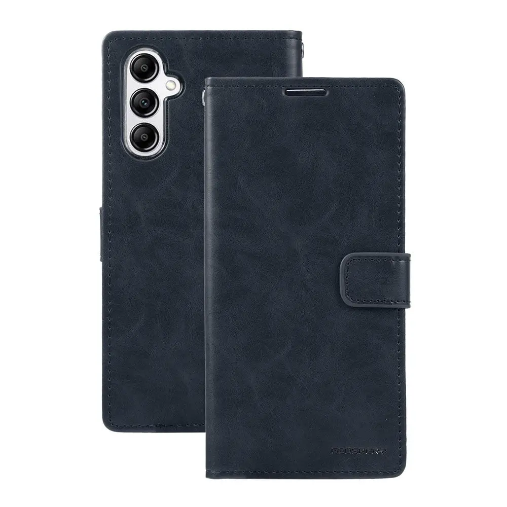 Goospery Bluemoon Diary For Samsung Galaxy A15 - Navy 1