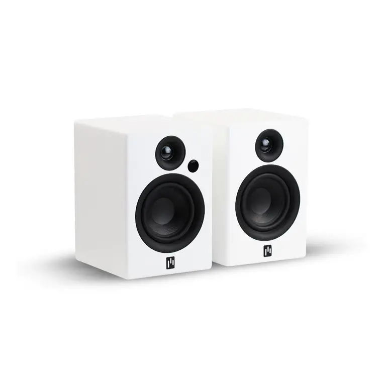 Aperion Allaire Bluetooth Bookshelf Speakers (Pure White) [Pair] 1