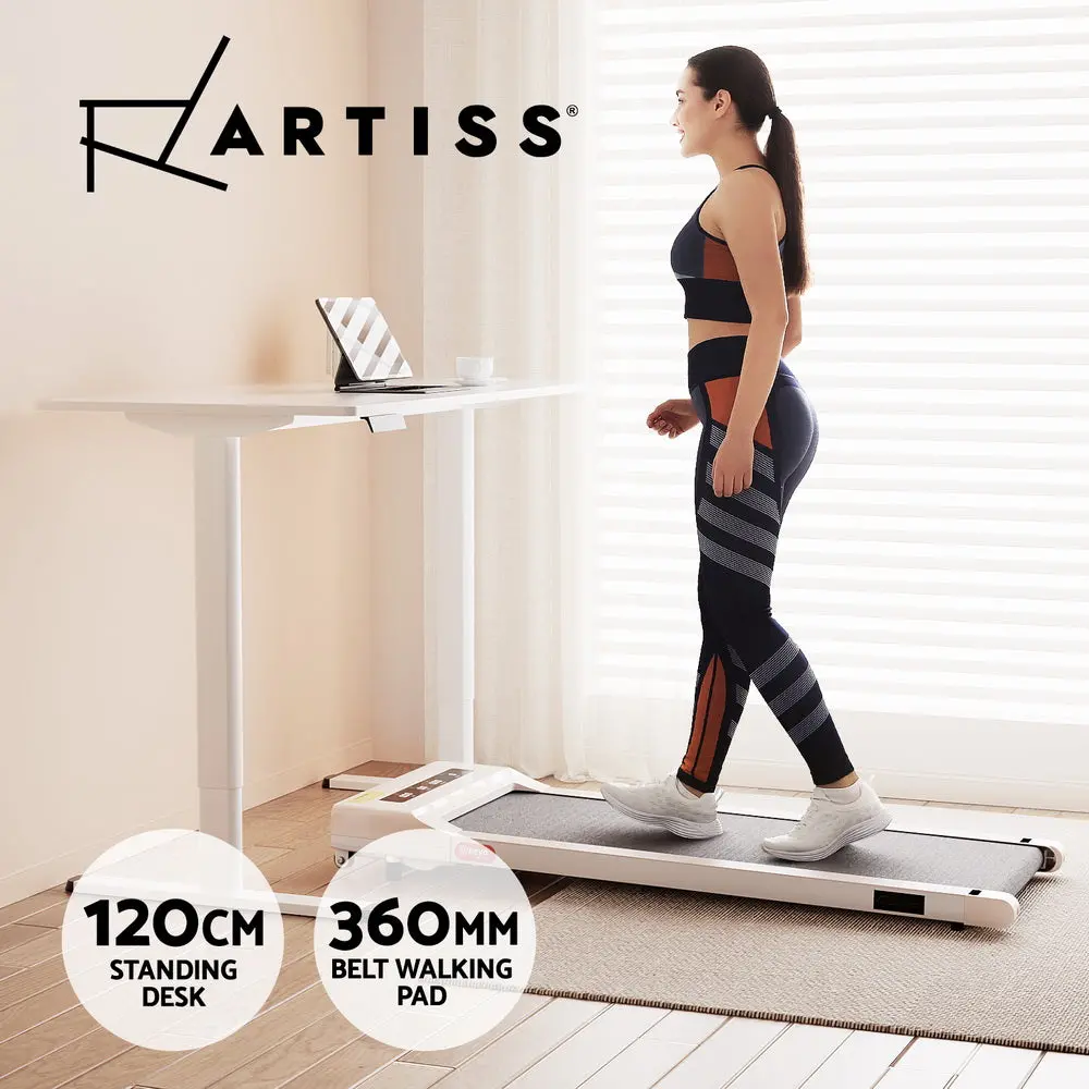 Artiss Treadmill With 120Cm Automatic Standing Desk Electric Walking Pad 2