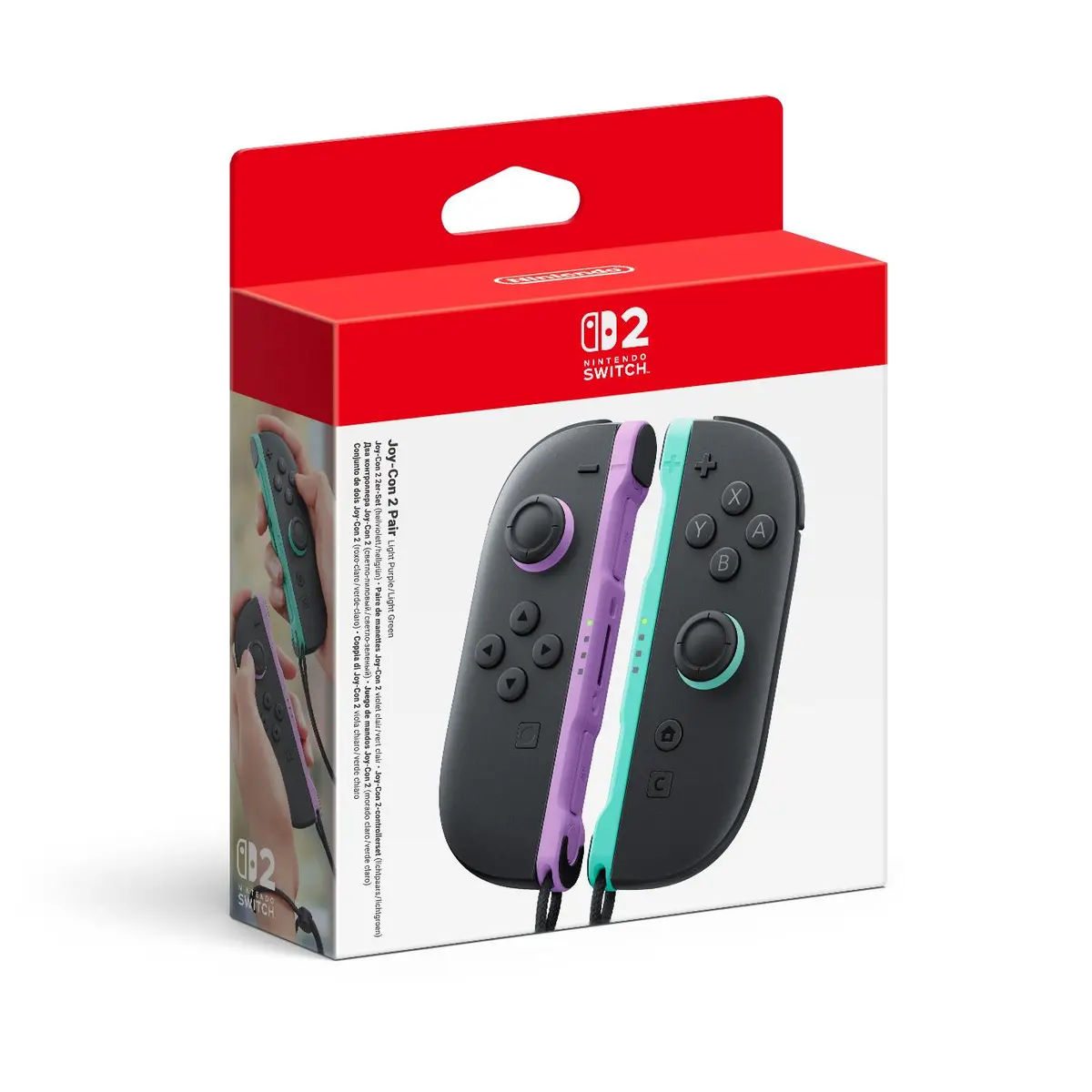 Nintendo Switch 2 Joy-Con 2 Pair - Light (Purple/Green) 1