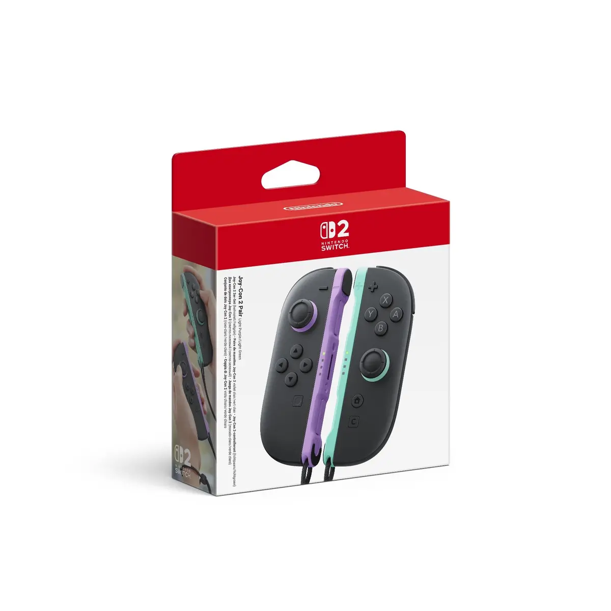 Nintendo Switch 2 Joy-Con 2 Pair - Light (Purple/Green) 2