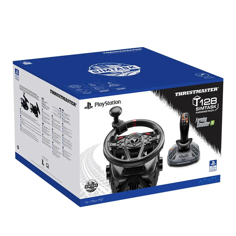 Thrustmaster T128-P Simtask Farming Pack For Playstation & Pc 1