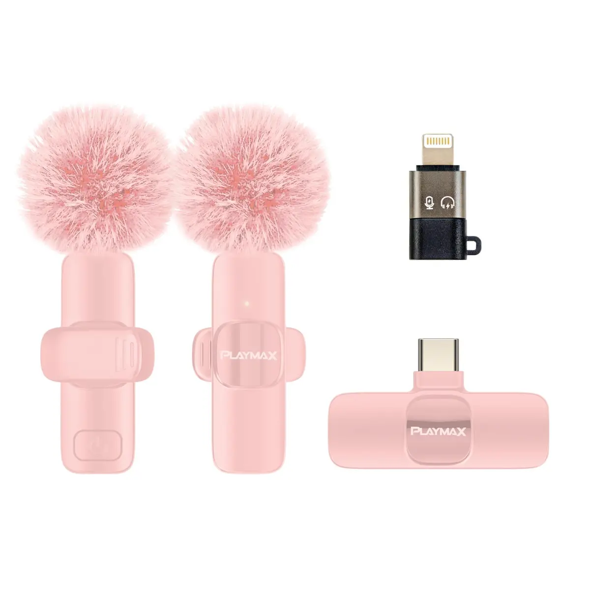 Playmax Wireless Streamcast Microphone (Pink) 1