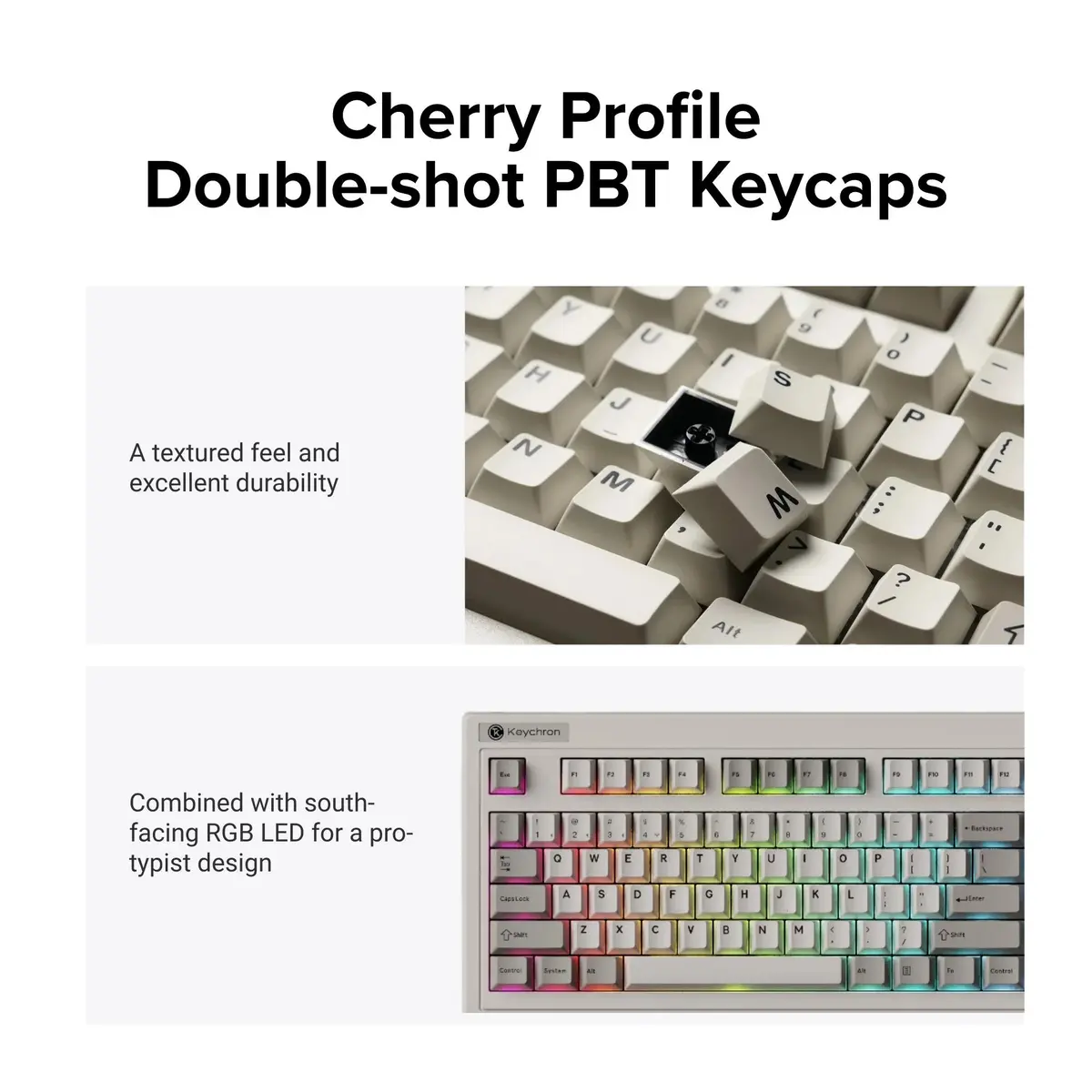 Keychron R6 Full Size Retro Hot-Swap Wireless Mechanical Keyboard (Brown Switch) 2