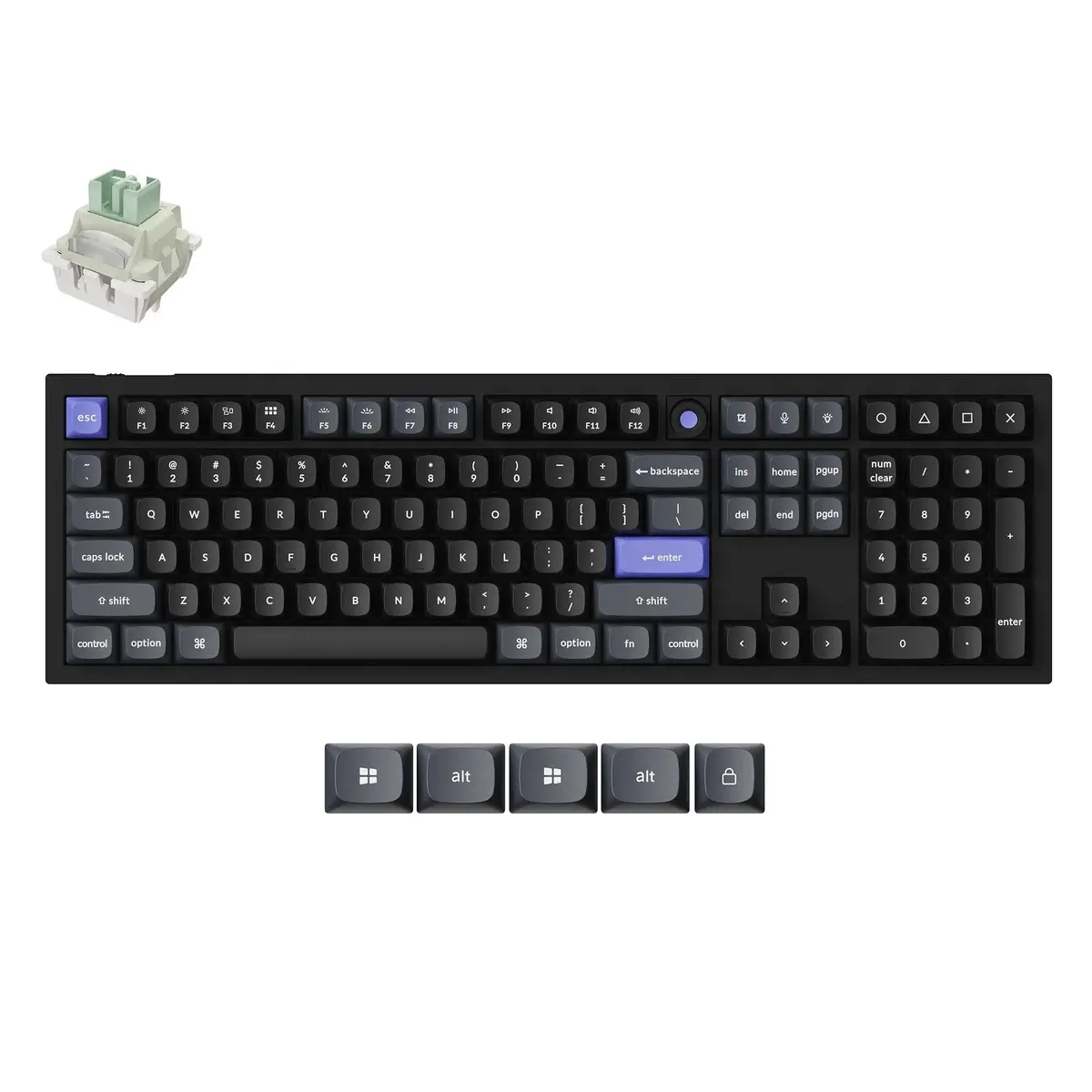 Keychron Q6 He 8K Tmr Aluminium Wired Magnetic Gaming Keyboard (Black) 1