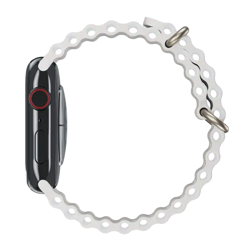 Hoco Apple Watch Ocean Band For Series 38 / 40 / 41 / 42 Mm (White) 1