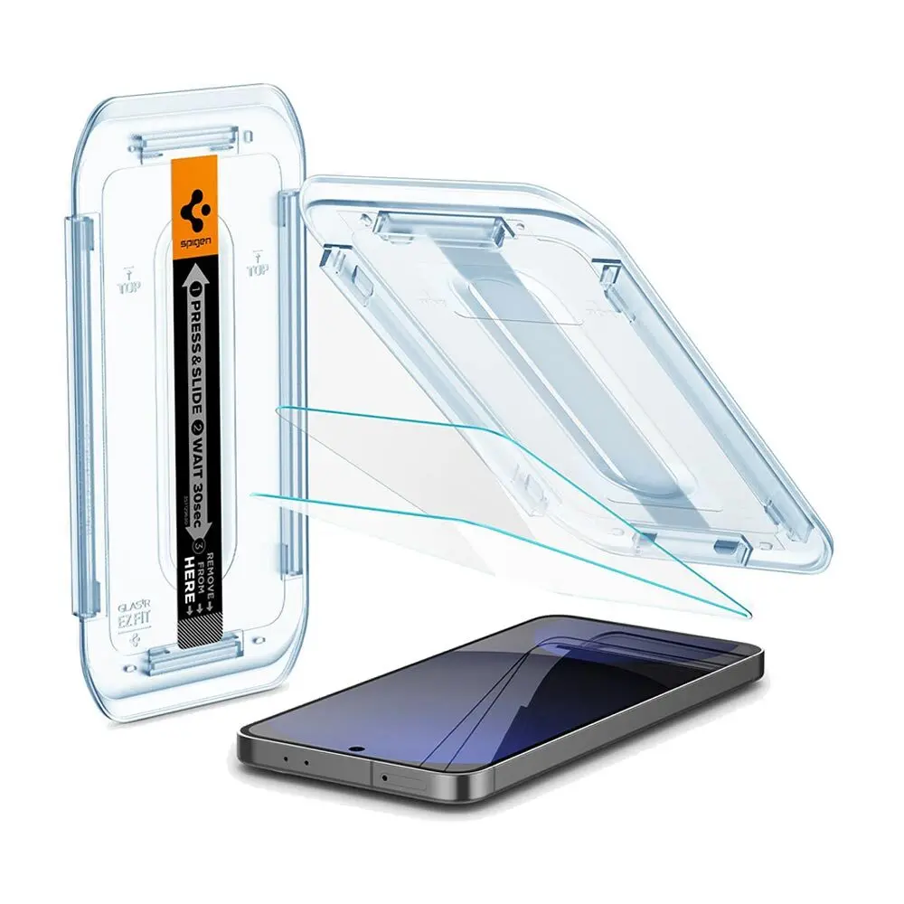 Spigen Samsung Galaxy S24 Fe Ez Fit Glas.Tr Slim 2Pcs Glass Screen Protector - Clear 1