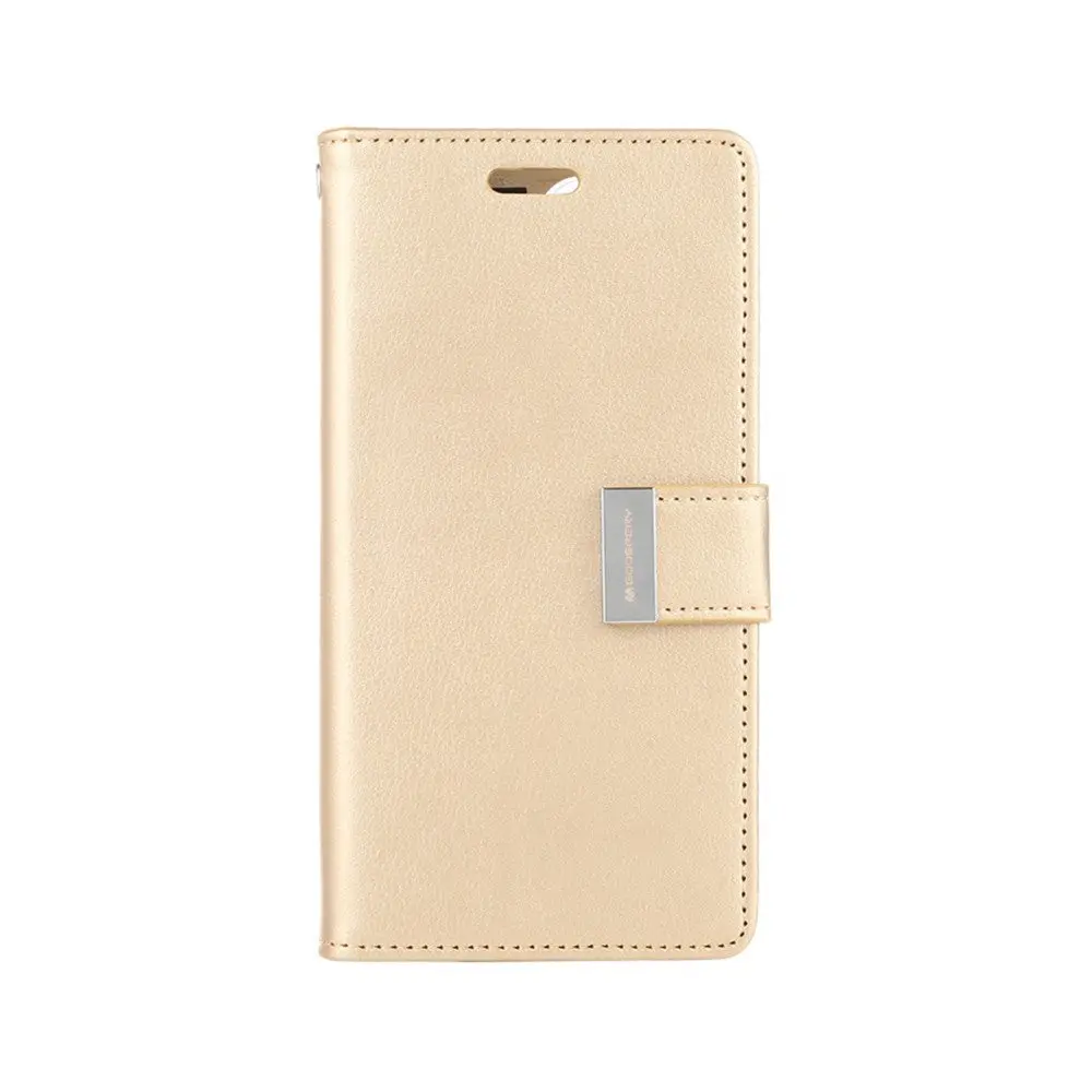 Goospery Rich Diary Case For Iphone 15 - Hot Pink 2