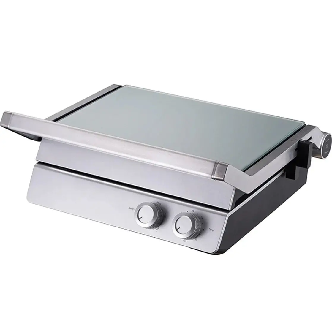 Nero Deluxe Sandwich Press Toaster Contact Grill 4 Slice Grooves With Timer 1