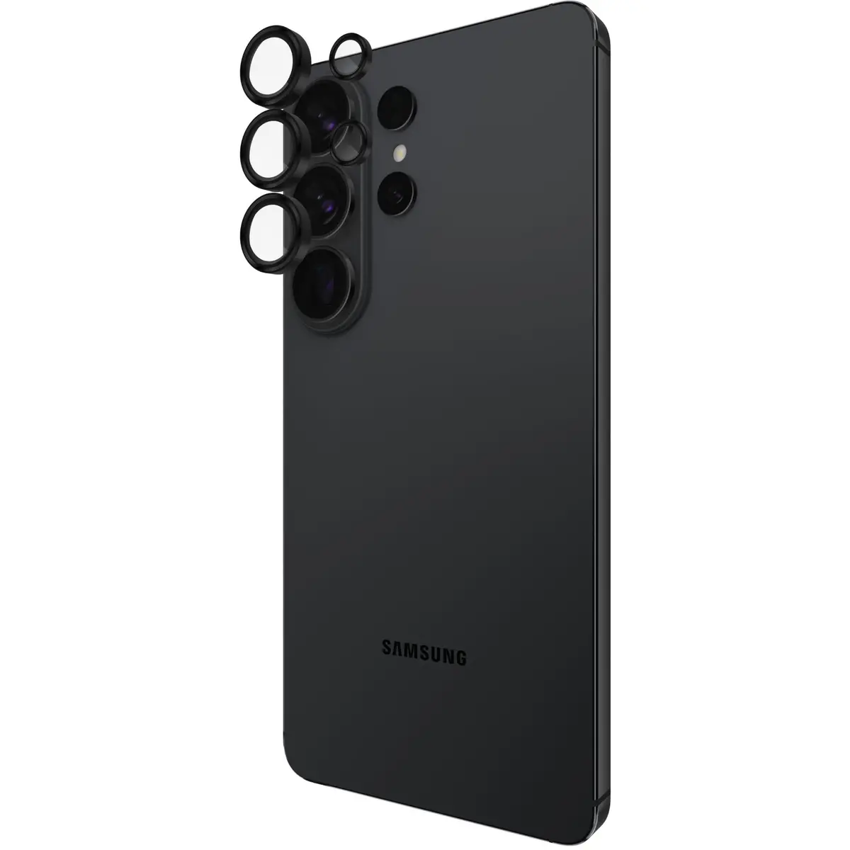 Case-Mate Aluminium Ring Lens Protector For Galaxy 26 Ultra (Black) 1