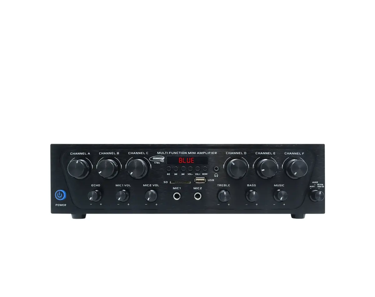 Weconic 176C 480W Bluetooth Amplifier 6 Channel Multi Zone 1
