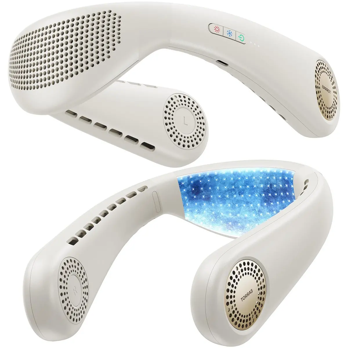 Torras Coolify Air Wearable Air Conditioner (Apricot Dune White) 1