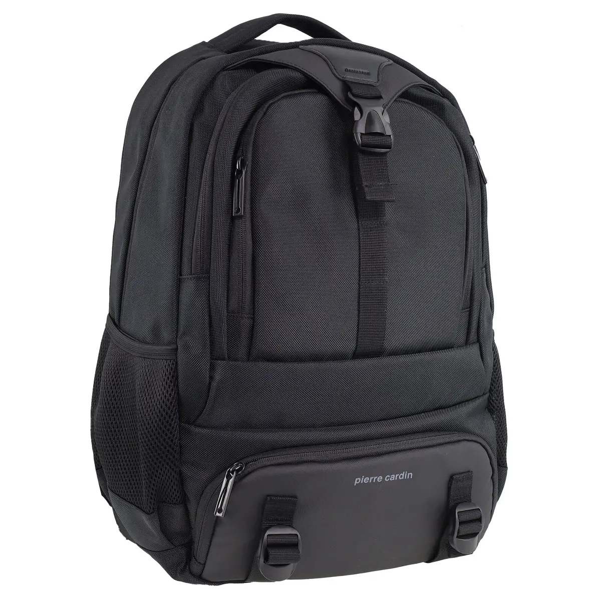 Pierre Cardin 32L Mens Nylon Computer/Business Backpack Bag - Black 1