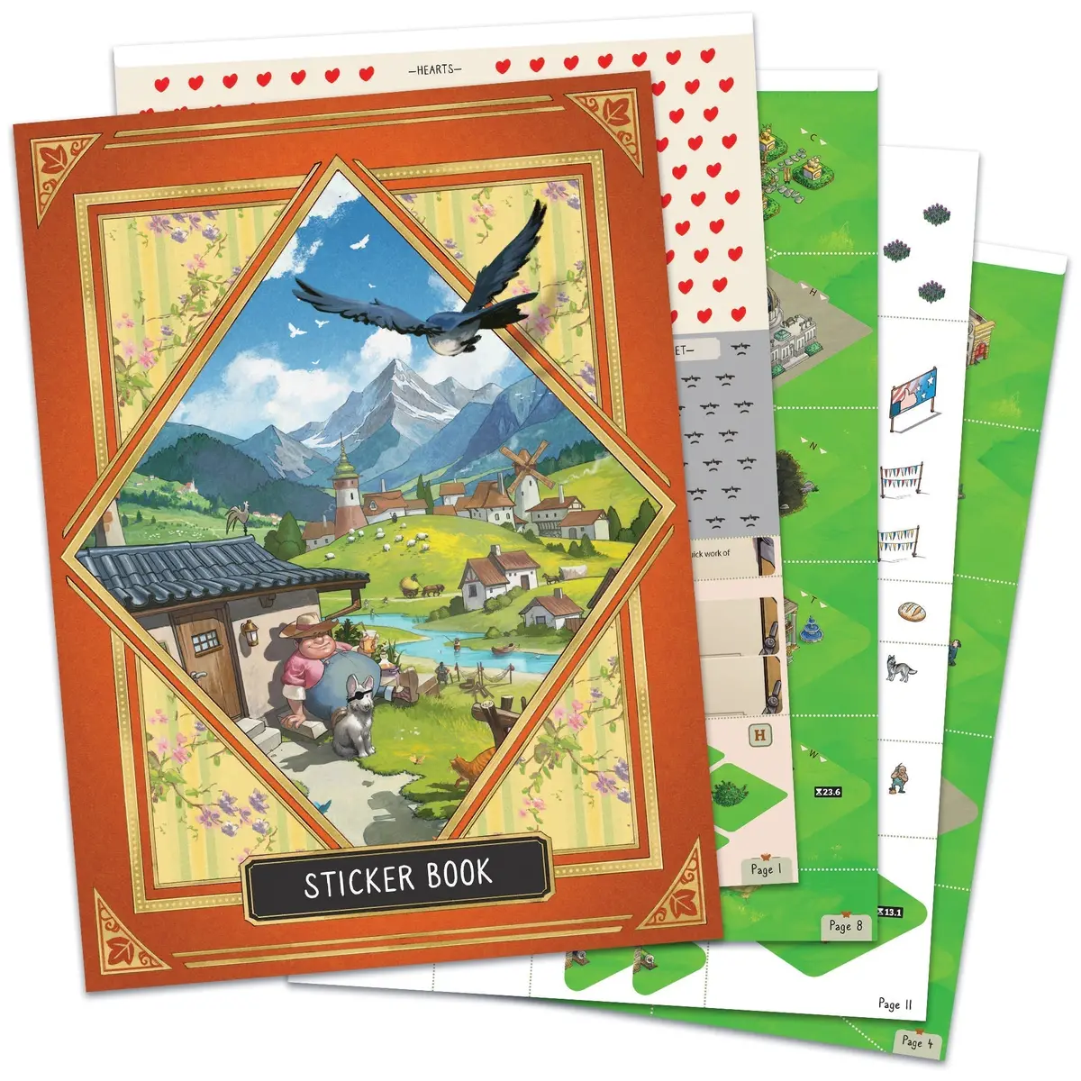 Asmodee Cozy Stickerville Game 2