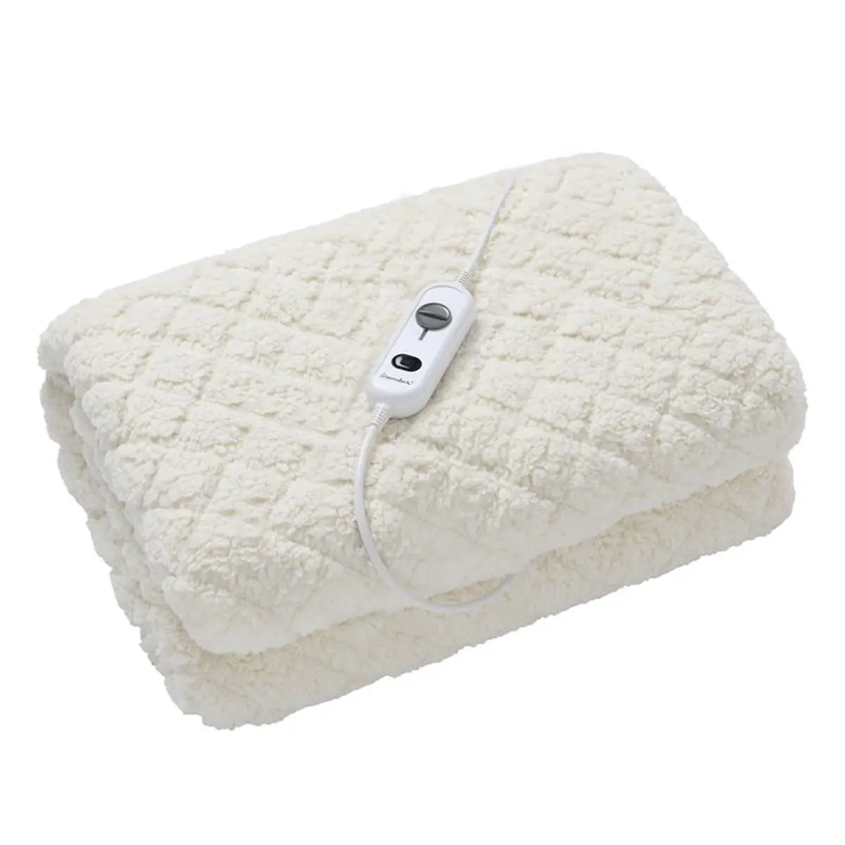 Dreamaker Pinsonic Quilted Sherpa Fleece Electric Blanket [King Single] 1