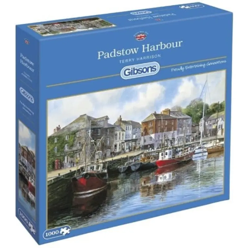 Gibsons 1000Pc Padstow Harbour Puzzle 1