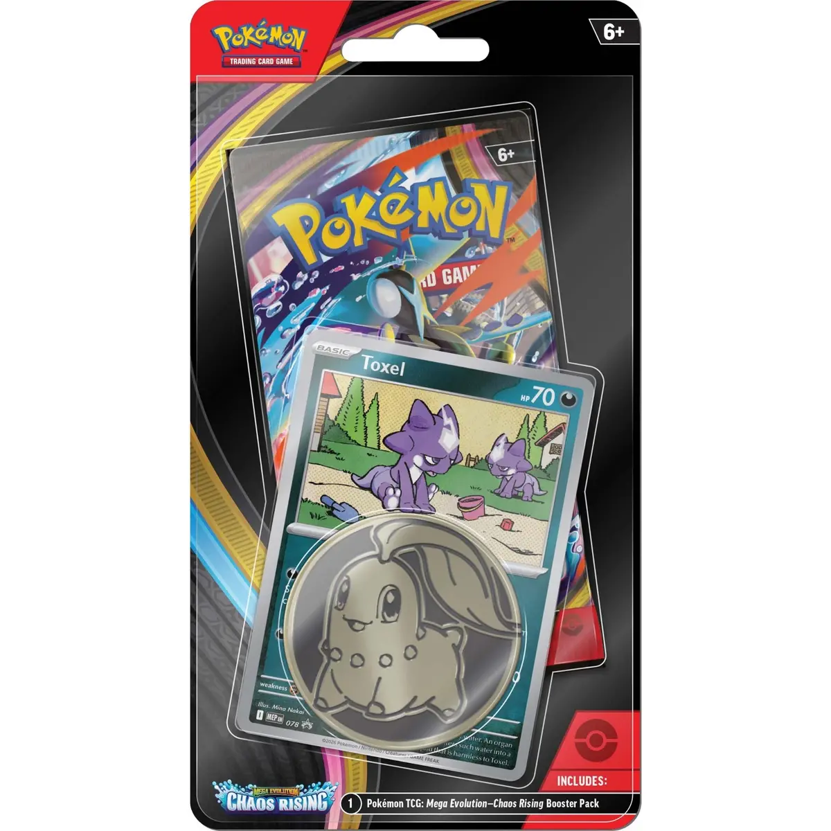 Pokemon Tcg - Mega Evolutions 4: Chaos Rising Checklane Blister 1