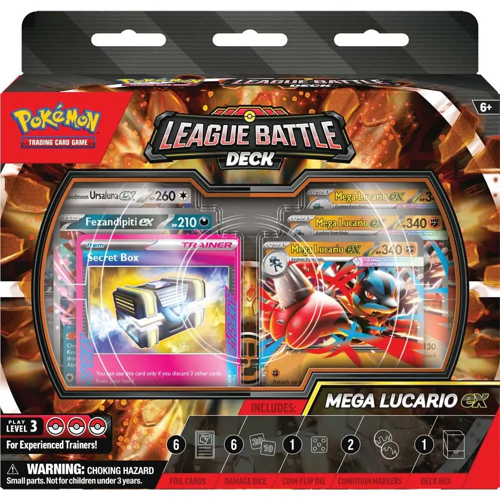 Pokemon Tcg - Mega Lucario Ex League Battle Deck 1