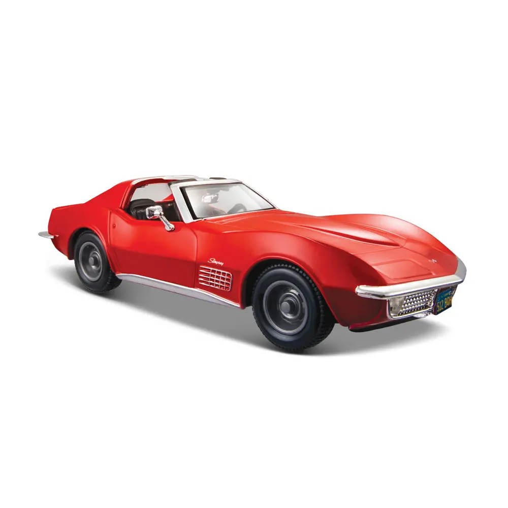 Maisto Licensed 1:24 Scale Chevrolet Corvette Diecast Model Car (Red) 1