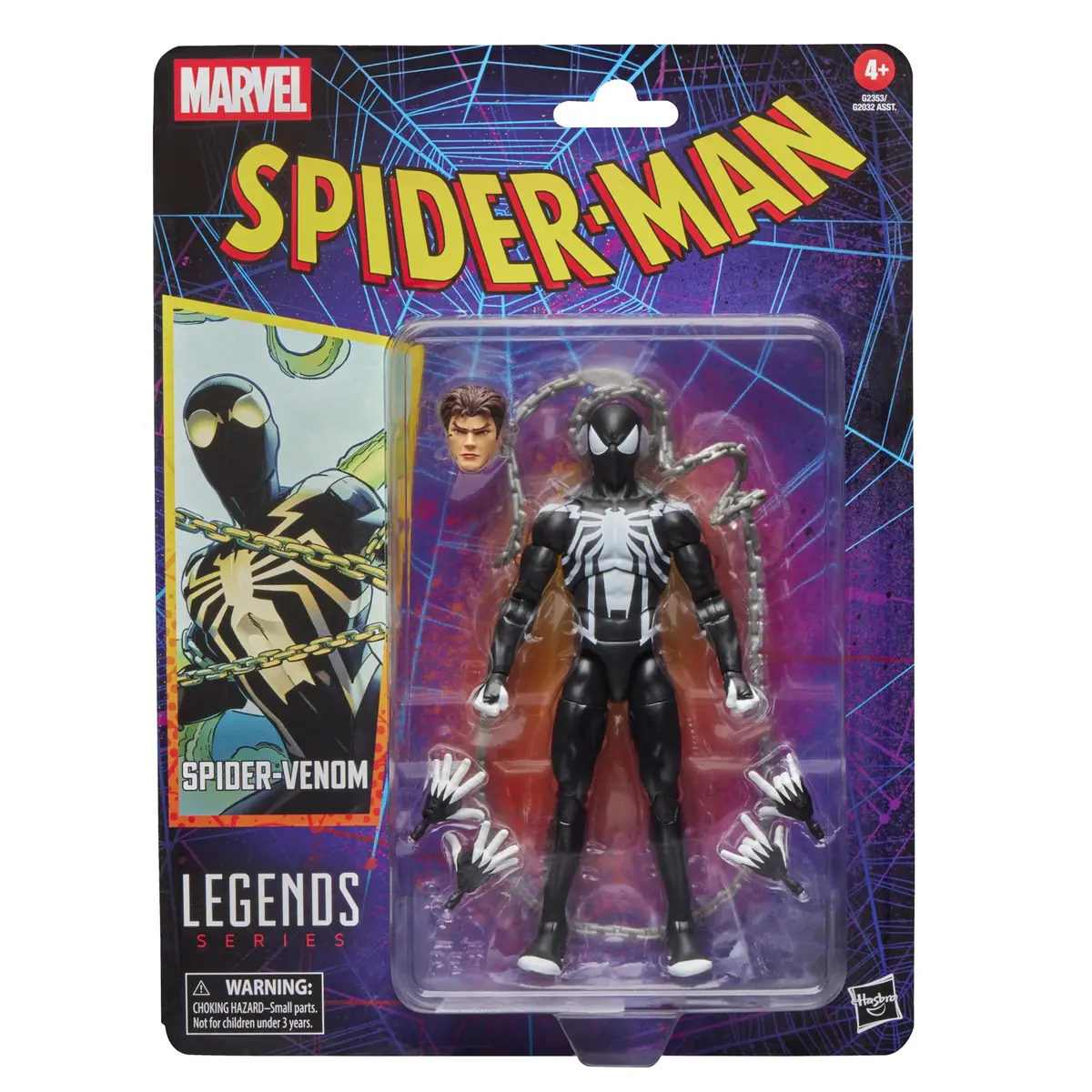 Marvel - Legends Series: Retro Spider-Man Venom Figure 2