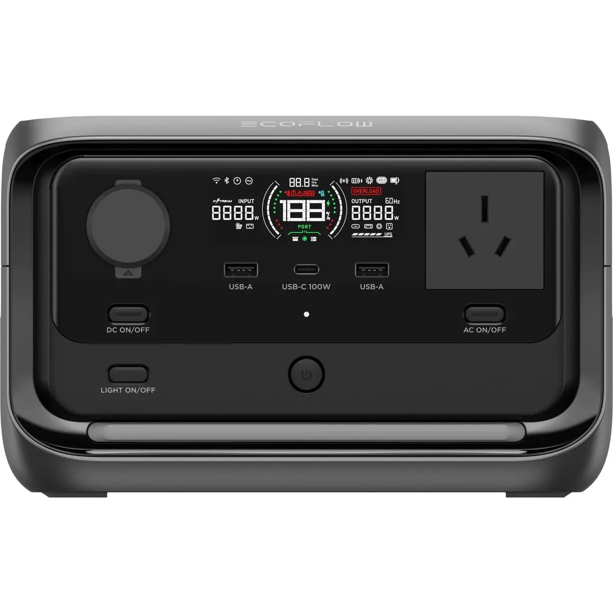 Ecoflow River 3 Plus 600W Portable Power Station With 286Wh (23Ah@12V) Capacity 1