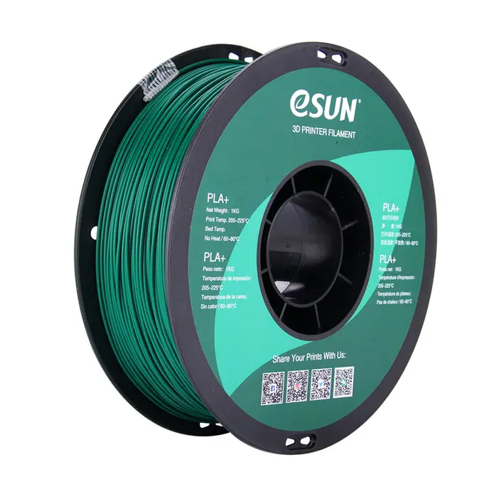 Esun Pla+ Hs High Speed 3D Print Filament 1.75Mm 1Kg - Green 1