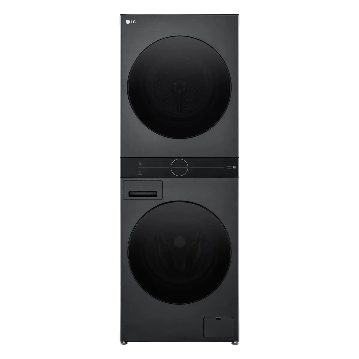 Lg Wwt-1210Bx Washtower™ 12/10Kg Compact All-In-One Stacked Washer Dryer (Black) 1