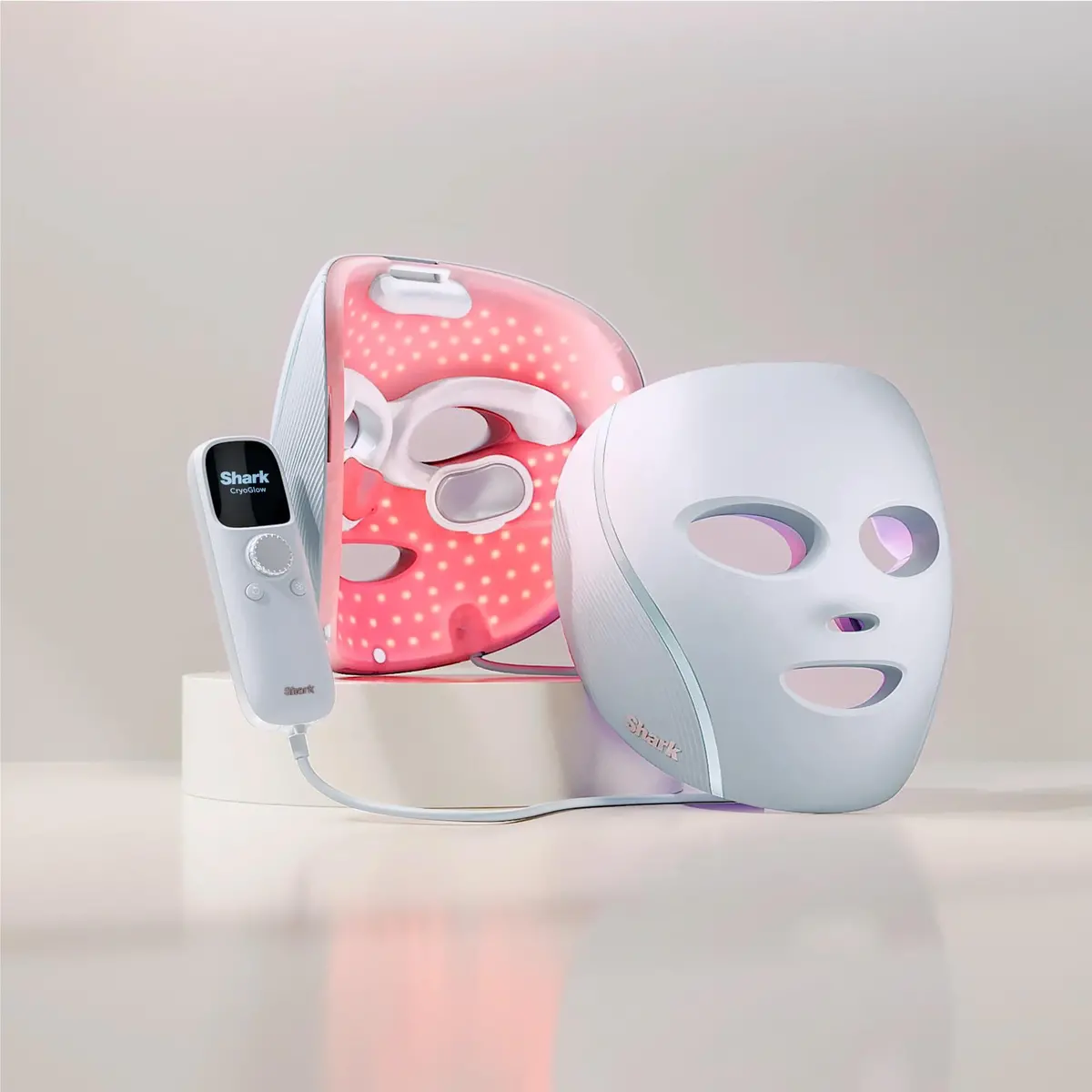 Shark™ Cryoglow™ Cooling + Led Face Mask (Blue Frost) 2