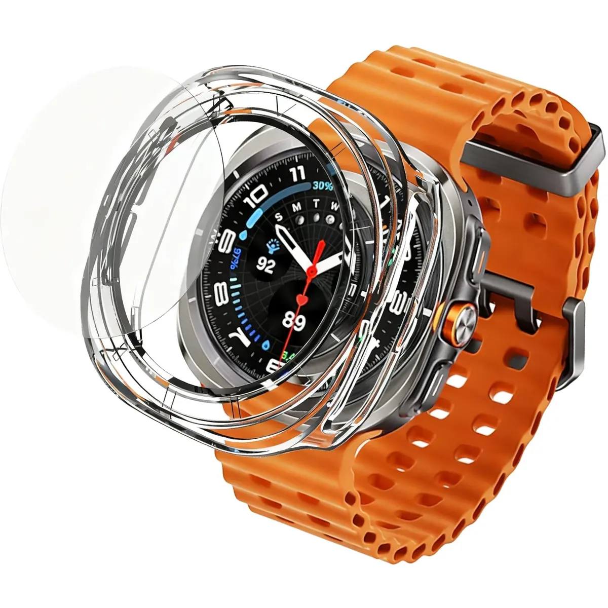 Monster Galaxy Watch Ultra 47Mm Case And Glass Screen Protector 1