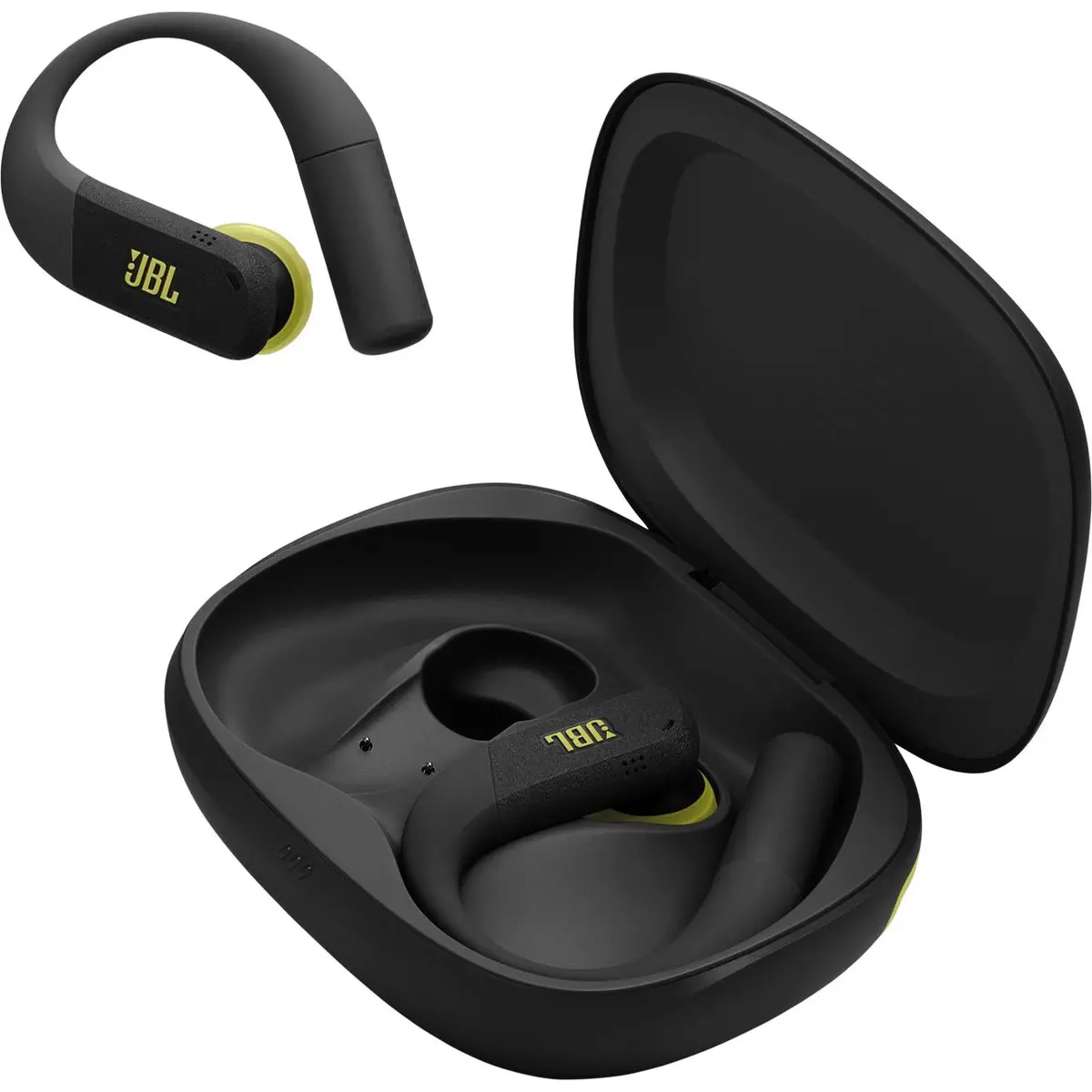 Jbl Endurance Peak 4 Tws Sports In-Ear Headphones (Black/Lime) 1