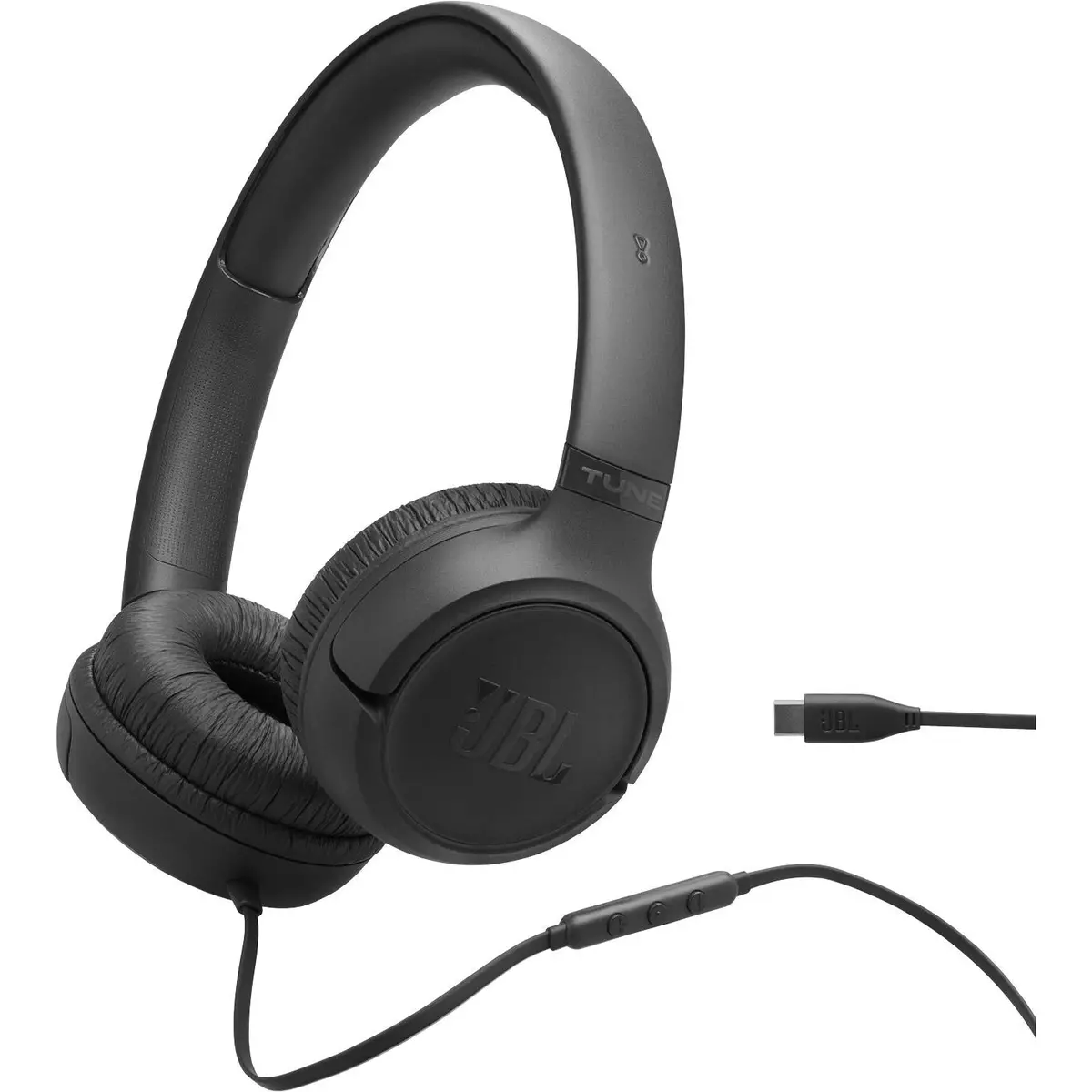 Jbl Tune 530 Wired Usb-C On-Ear Headphones (Black) 1