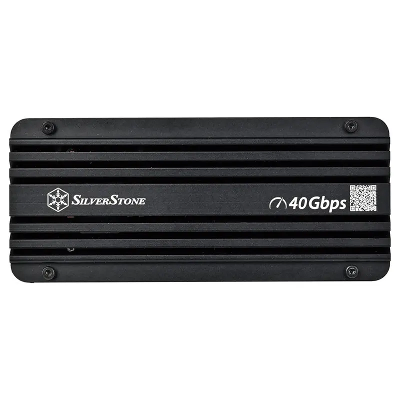 Silverstone Sst-Ms12b-40G Superspeed 40Gbps+ Usb-C Nvme M.2 Ssd Enclosure 1