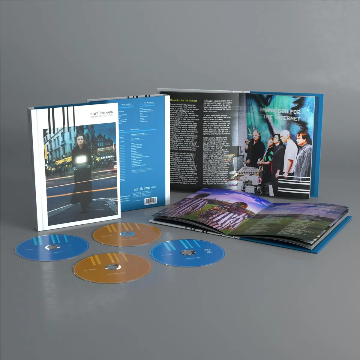 Marillion.Com (2026 Deluxe Expanded Blu-Ray Pack Edition) 1