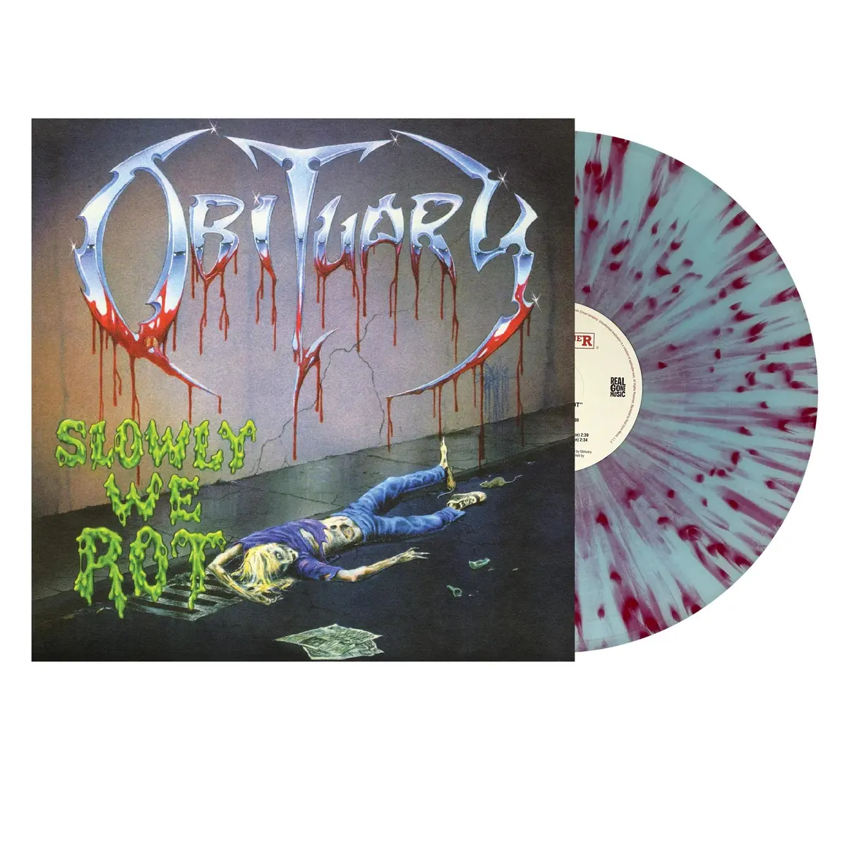 Slowly We Rot (Blue/Blood Spatter Vinyl) (Remastered) 1