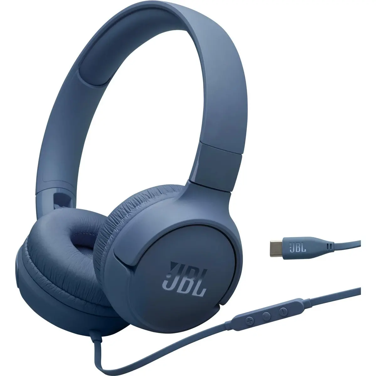 Jbl Tune 520C Wired Usb-C On-Ear Headphones (Blue) 1
