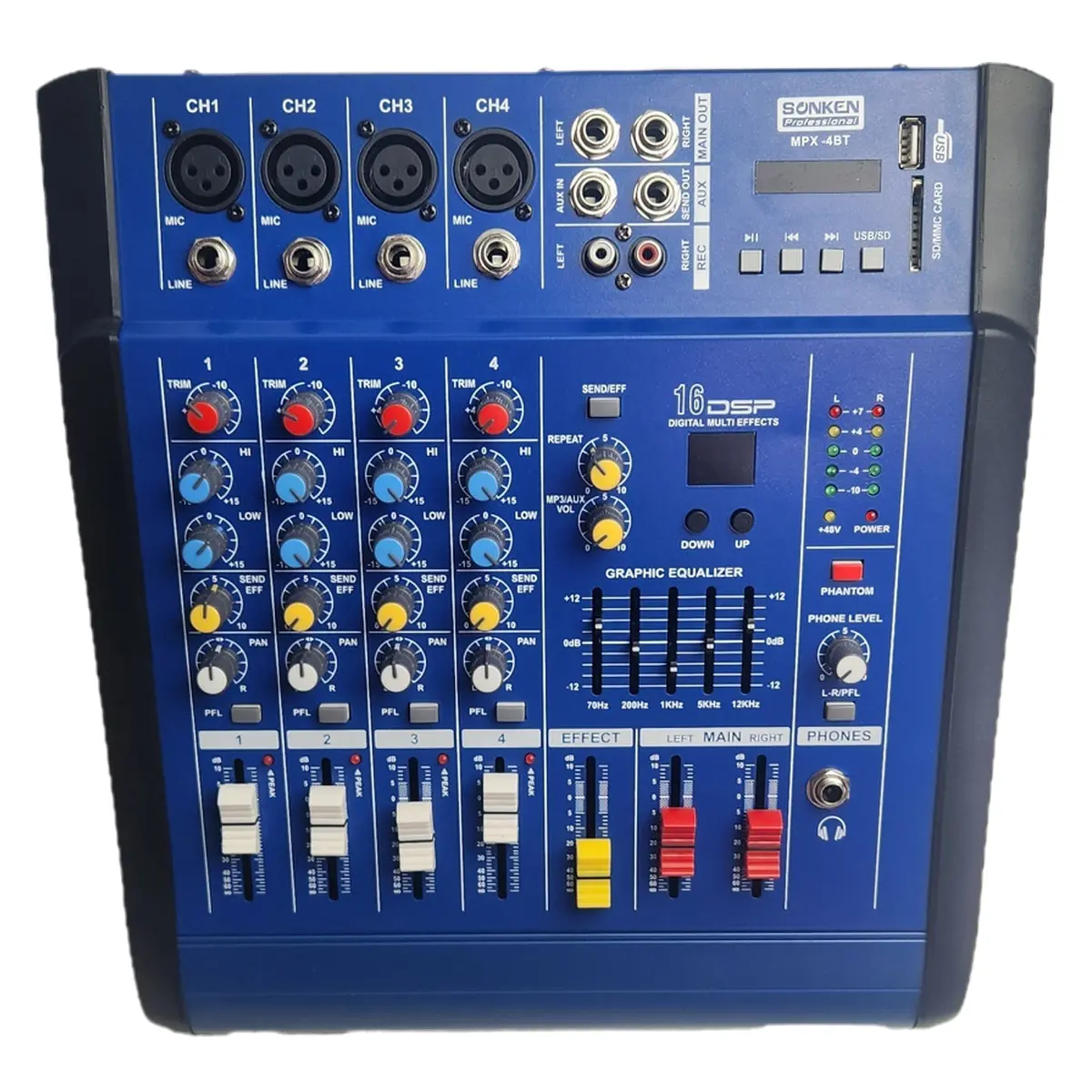 Sonken Mpx-4Bt Karaoke System With 12″ Speakers 2