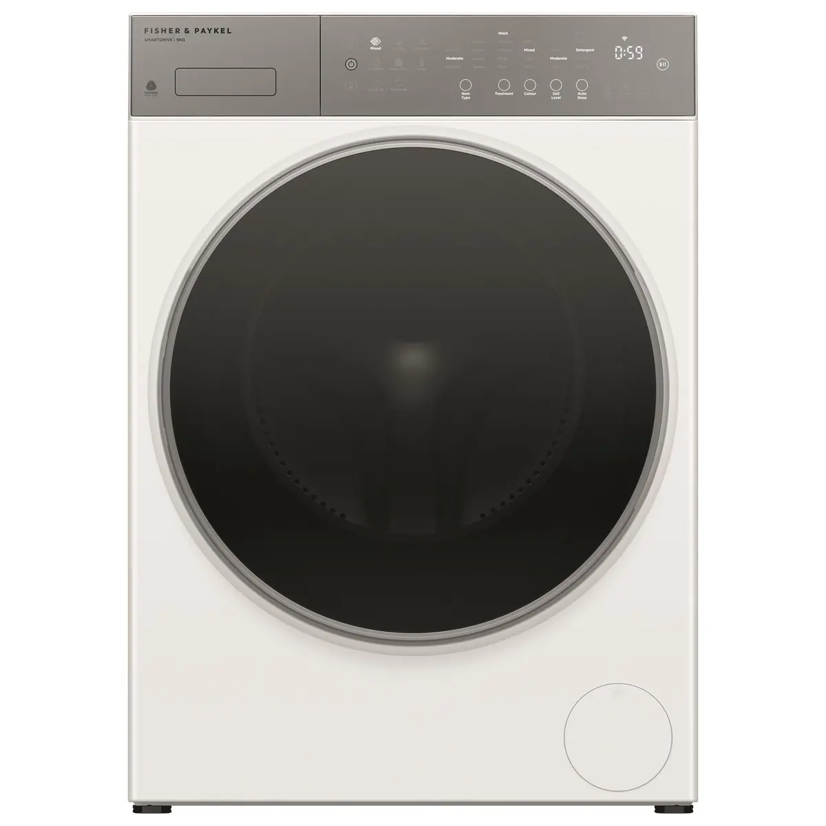 Fisher & Paykel Wh9060p5 Series 5 9Kg Contemporary Front Load Washer 1