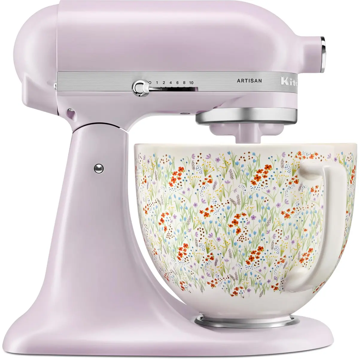 Kitchenaid Ksm156 4.7L Artisan Stand Mixer With Ceramic Floral Bowl 1