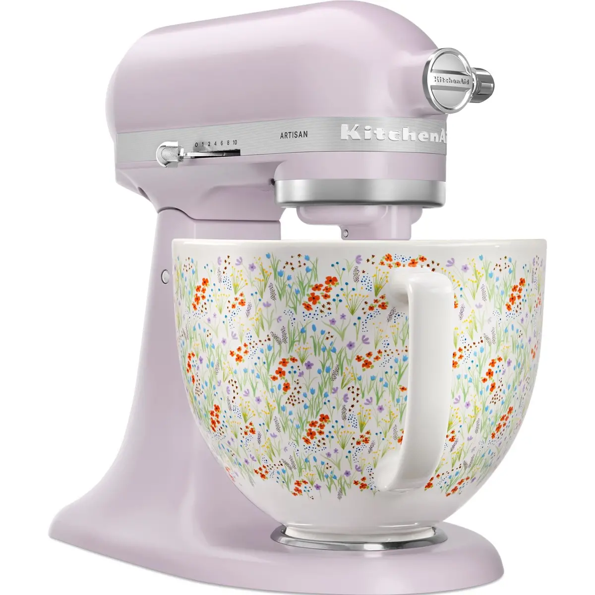 Kitchenaid Ksm156 4.7L Artisan Stand Mixer With Ceramic Floral Bowl 2