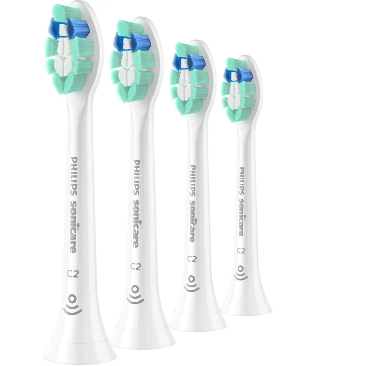 Philips Sonicare C2 Plaque Control Brush Head (White) [4 Pack] 1