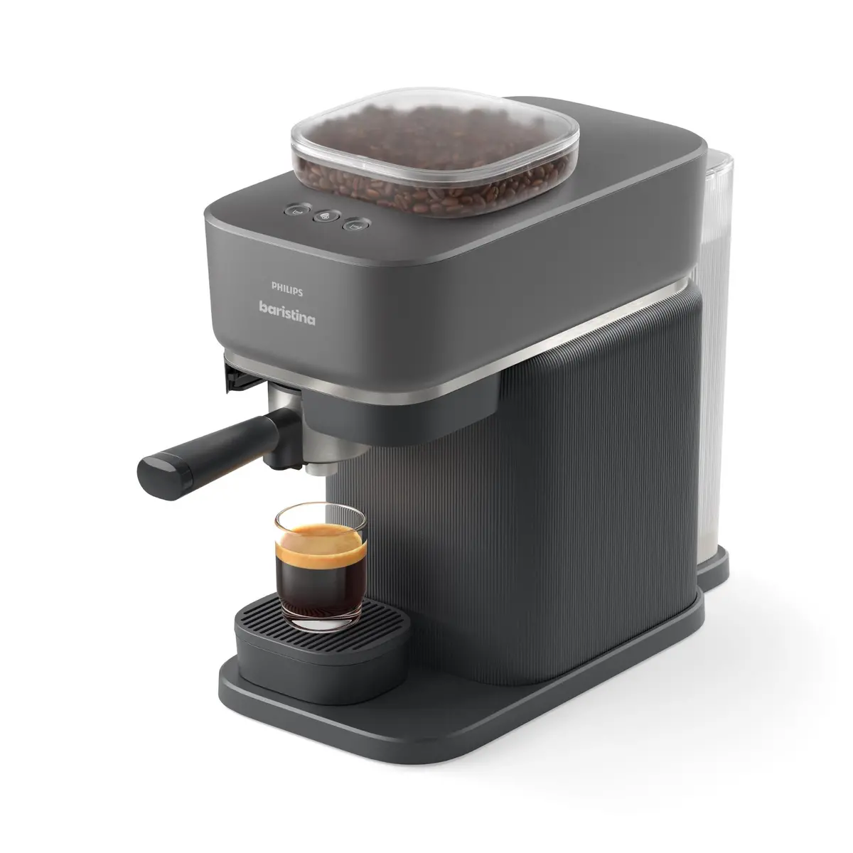 Philips Baristina Espresso Machine (Silhouette Black) 2