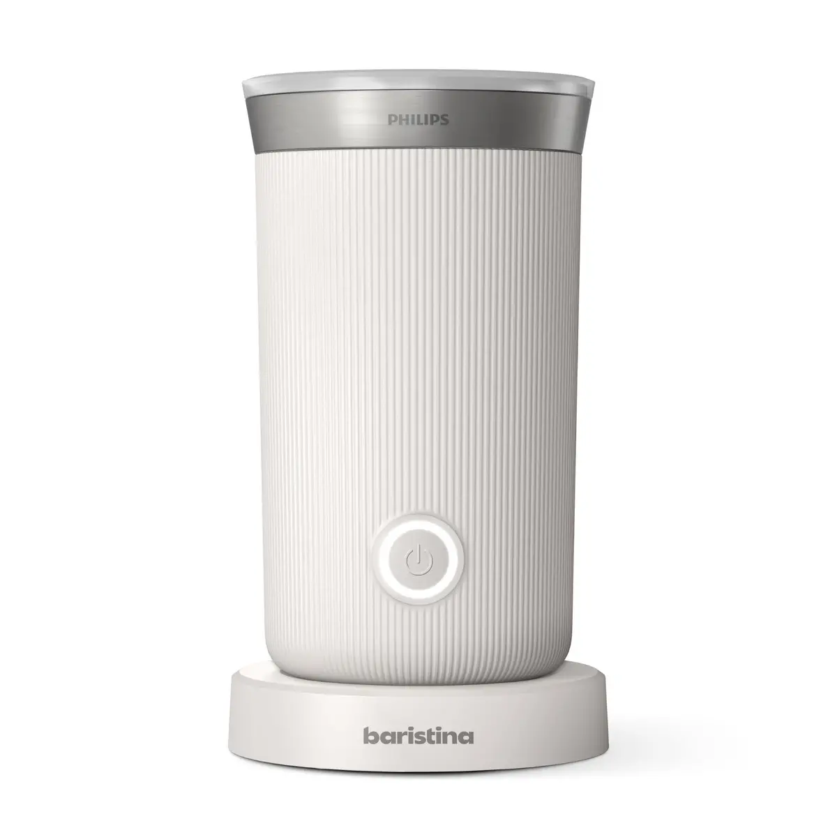 Philips Baristina Hot & Cold Milk Frother (Cloud White) 1